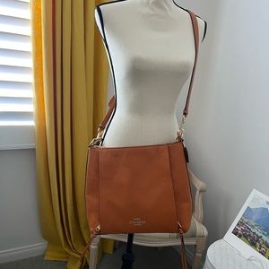 Coach Tan Leather Crossbody Bag